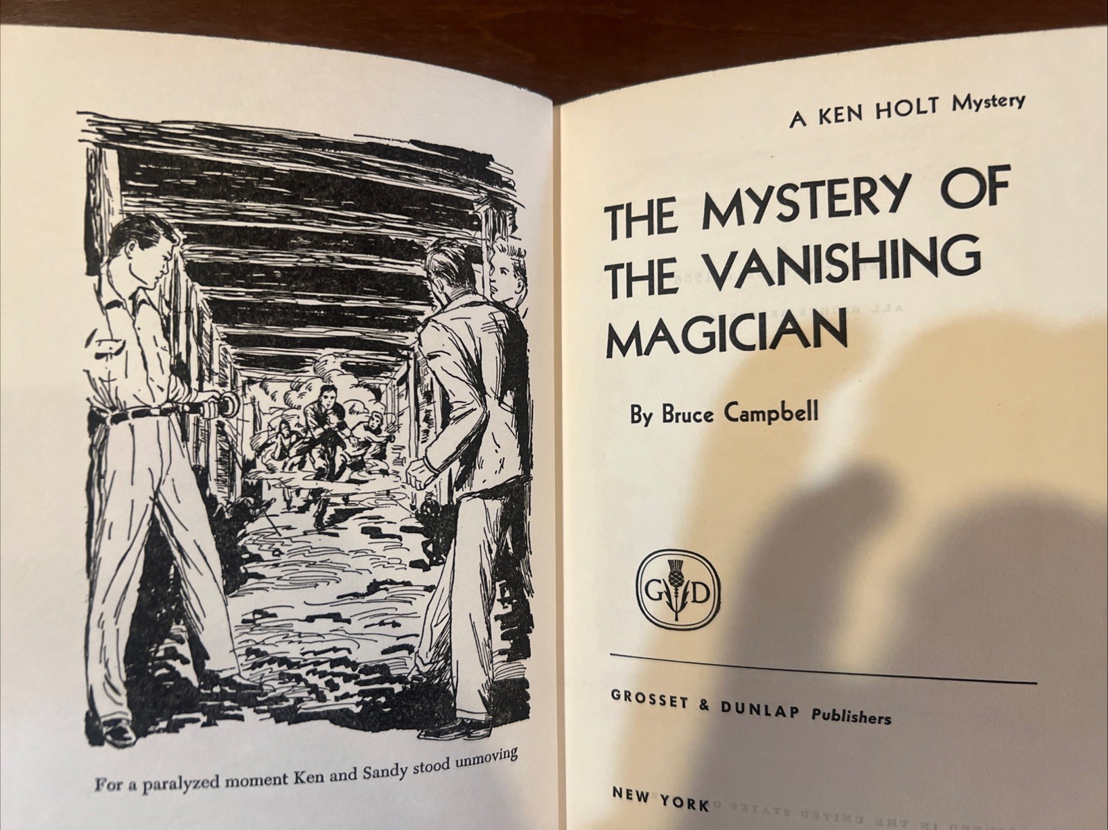 Ken Holt Mystery: Mystery Of Vanishing Magician; Campbell; 1950 HC; VG w/dust J