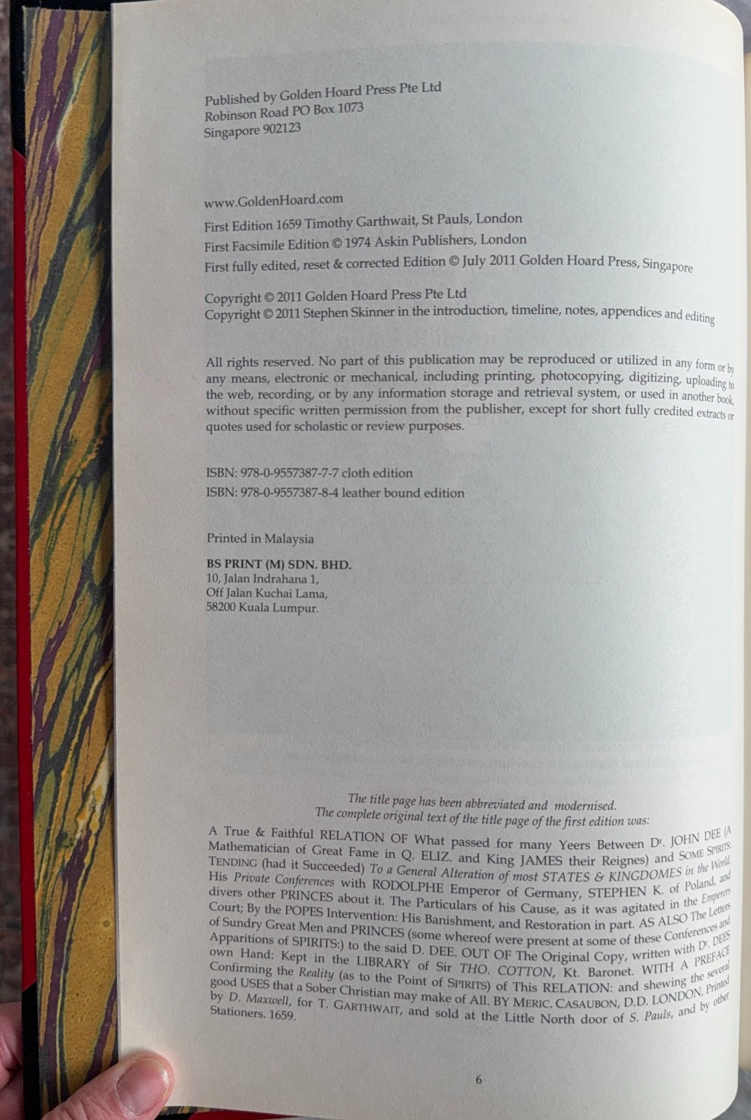 Dr John Dee’s Spiritual Diaries