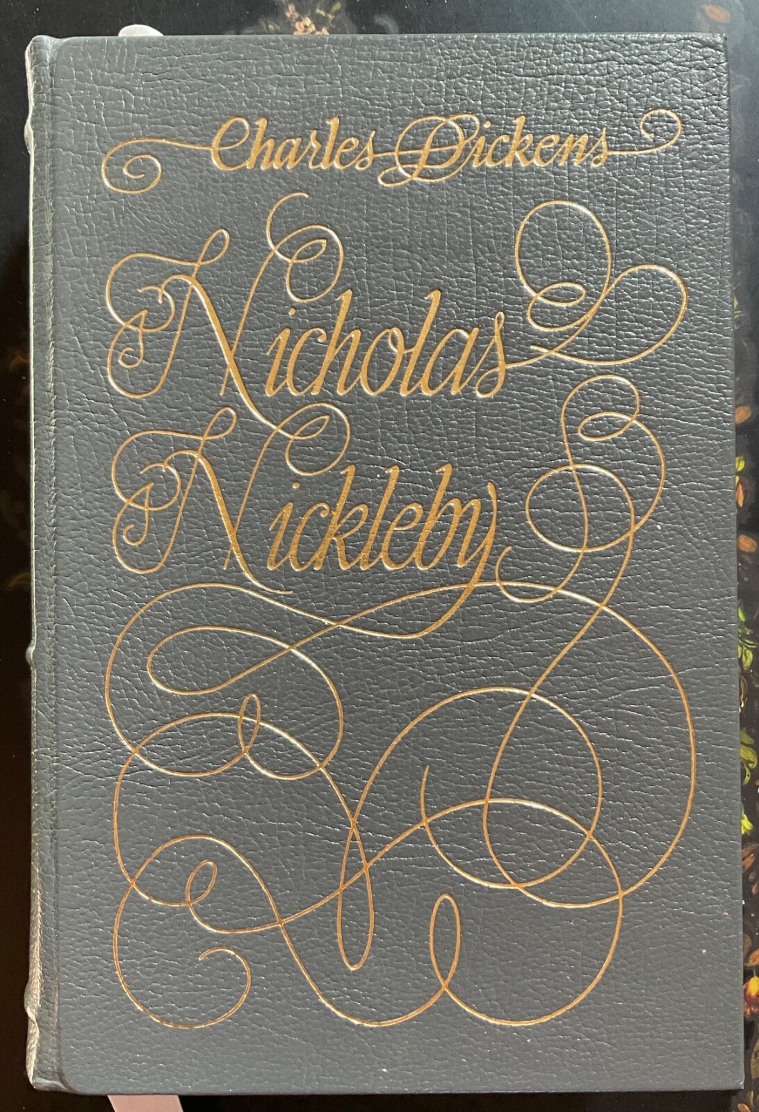 Easton Press Nicholas Nickleby Charles Dickens Leather Victorian Novel Gold EXC