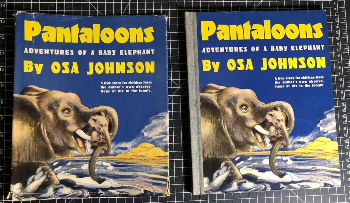PANTALOONS – ADVENTURES OF A BABY ELEPHANT by OSA JOHNSON HC 1st/1st