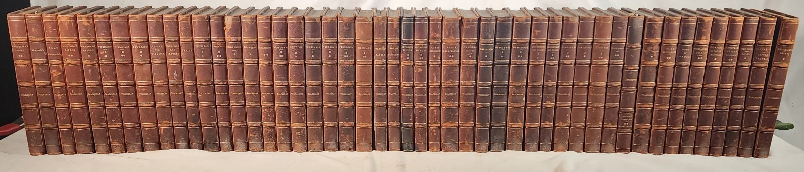 Works of William Thackeray 48 Books 1869 Smith Elder & Company London