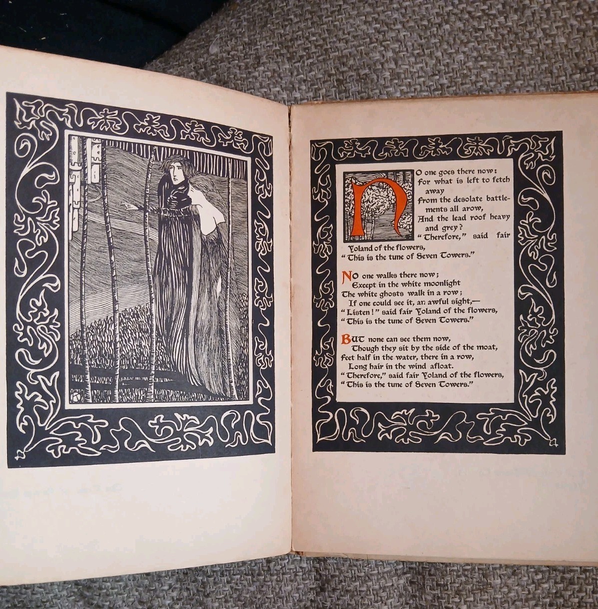 Pre-Raphaelite Ballads By William Morris HC 1900 O’Kane Ltd Edition 250 *RARE*