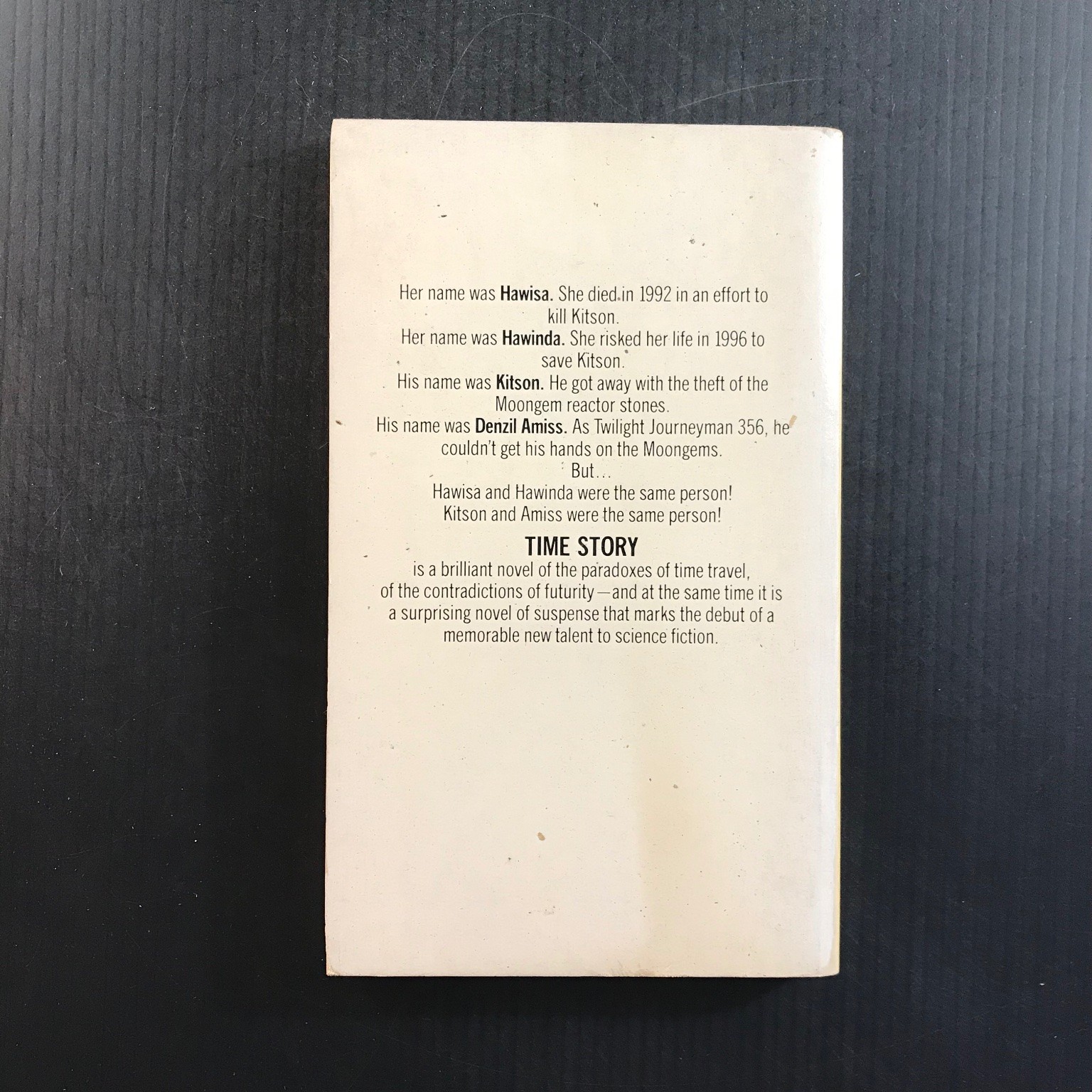 Time Story Stuart Gordon First Printing 1973 DAW Books Sci-Fi Vintage