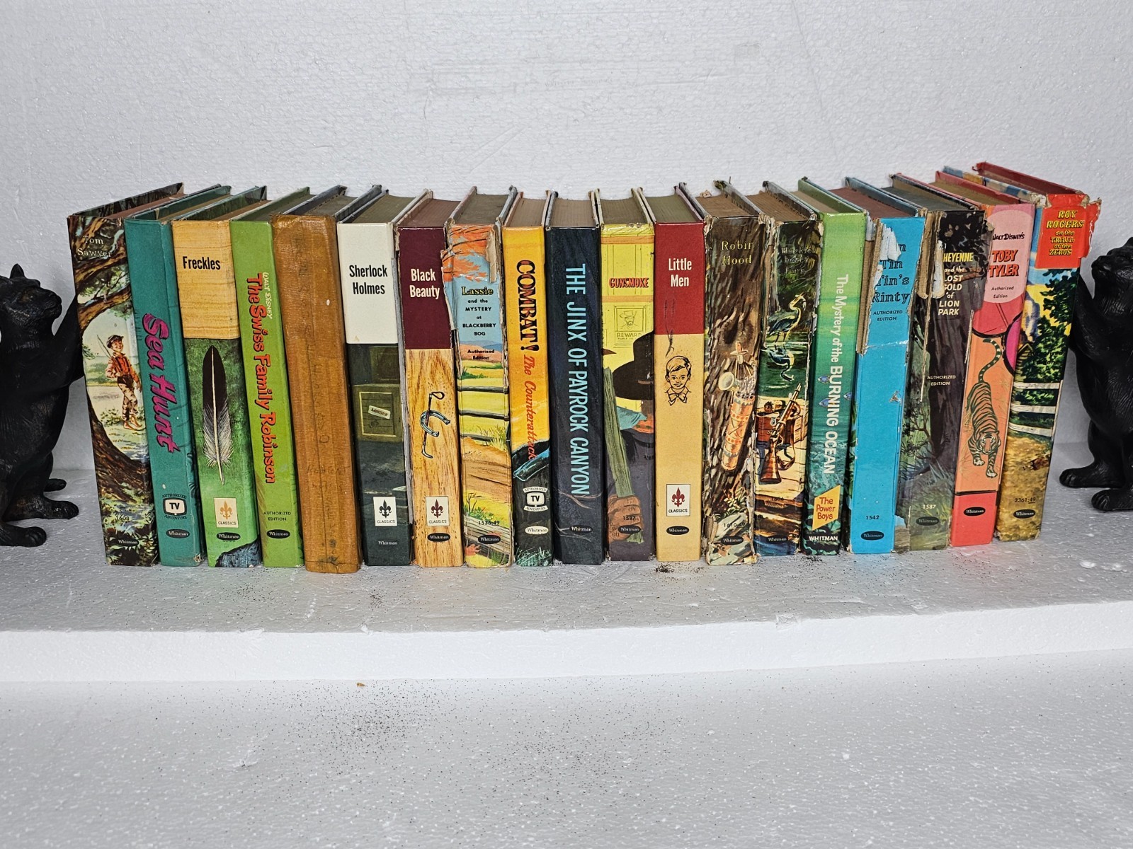Lot of 19 – 1950s-1960s Whitman Classics – Authorized TV Adventures- Disney