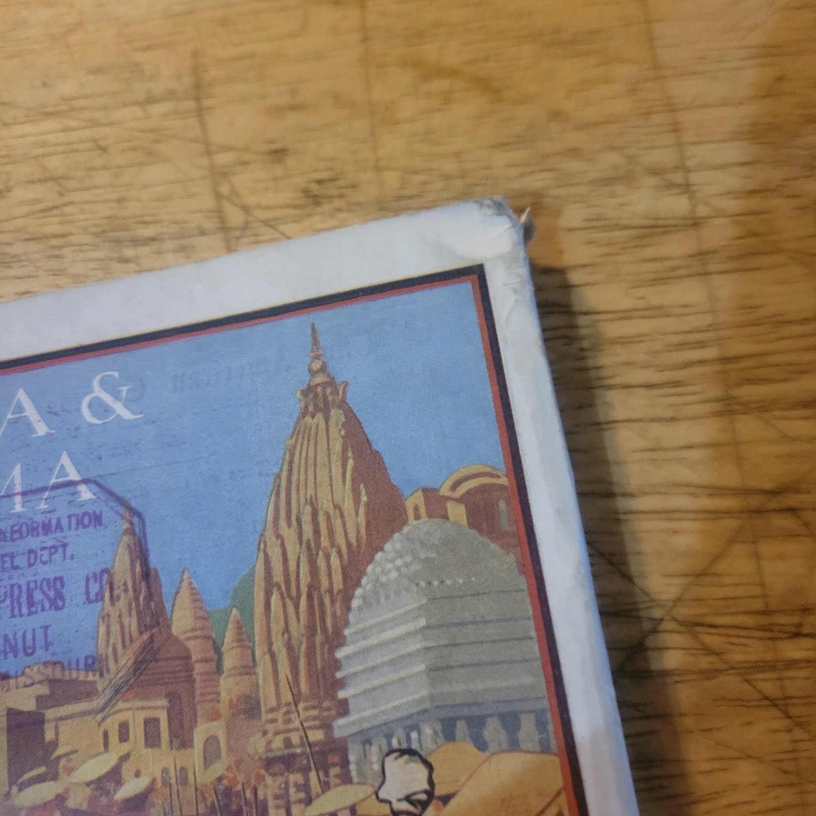 HTF travel guide INDIA & BURMA American Express 1930 history Calcutta