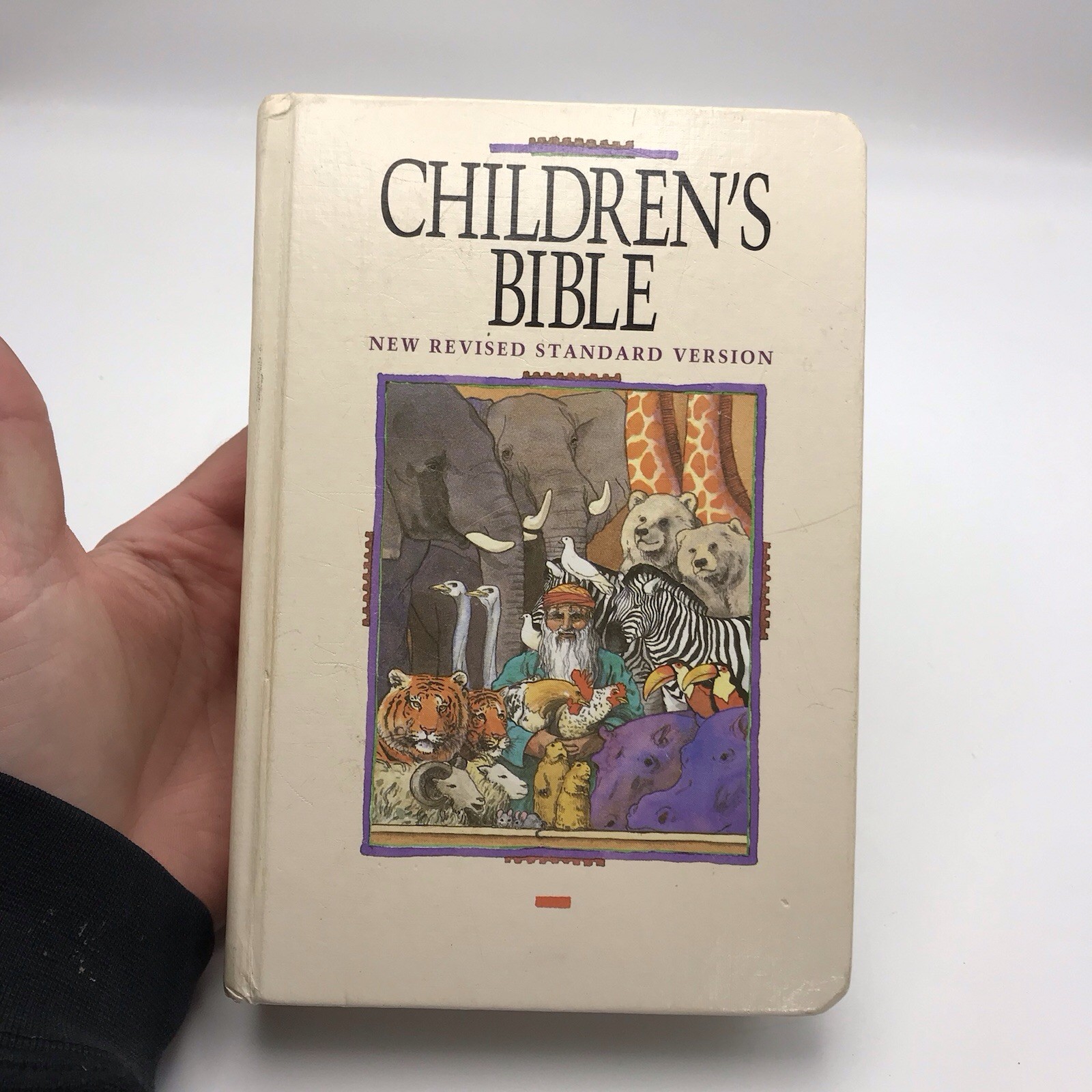 Children’s Bible NRSV Illustrated Red Letter Cokesbury Hardcover 1990