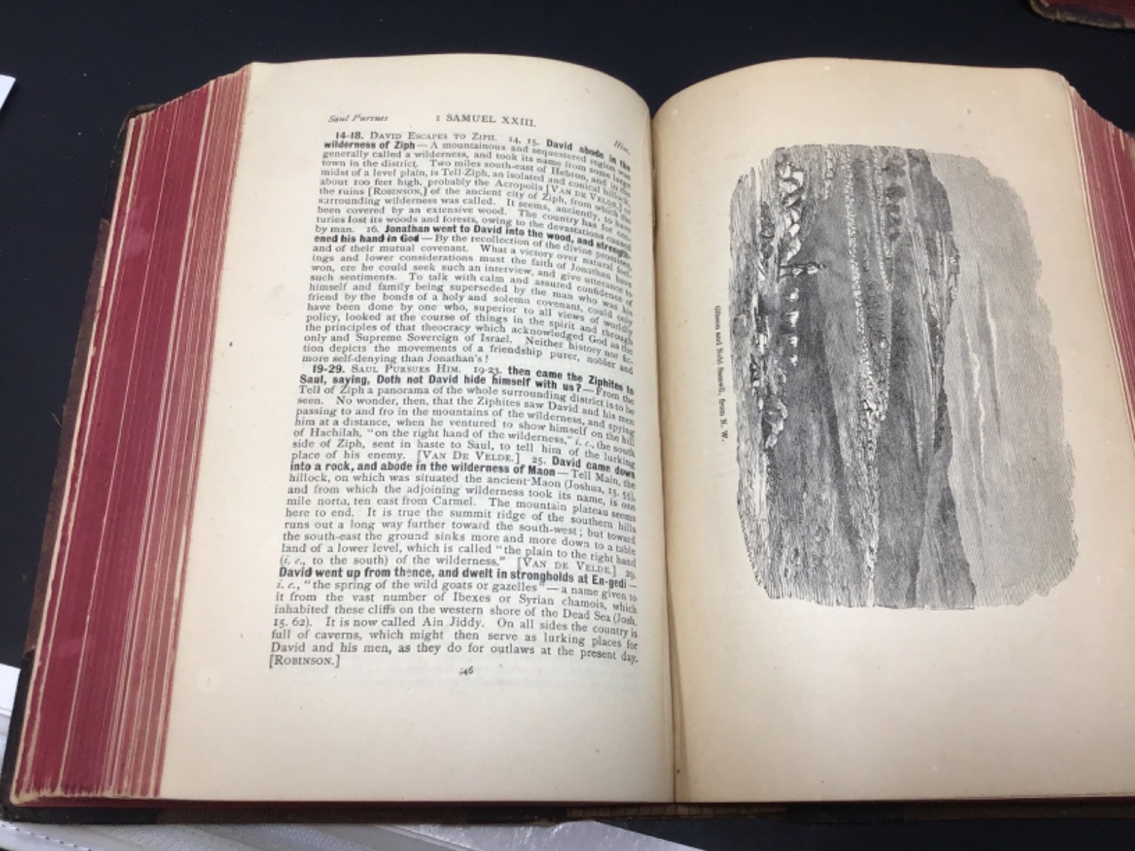 Antique Bible Commentary Set Vol 1 & Vol 2 Jamieson Fausset Brown Hardcover 1884