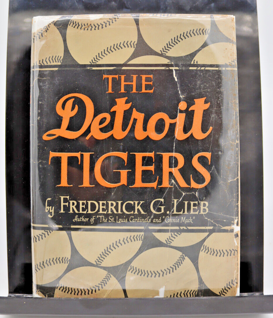 1946 The Detroit Tigers Baseball Hard Cover Dust Jacket Illust. 1st Edition 284p