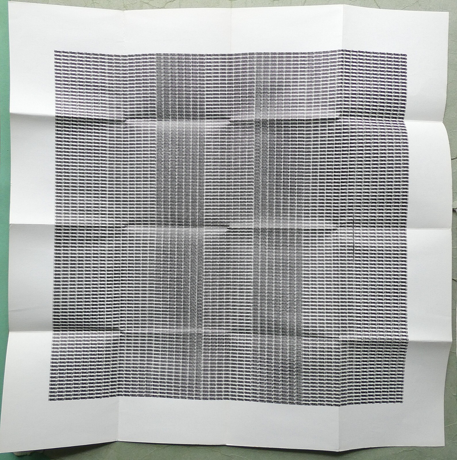 Concrete, Visual Poetry, 1968; Hansjörg Mayer: Openingnisolc 8; 117/600 copies