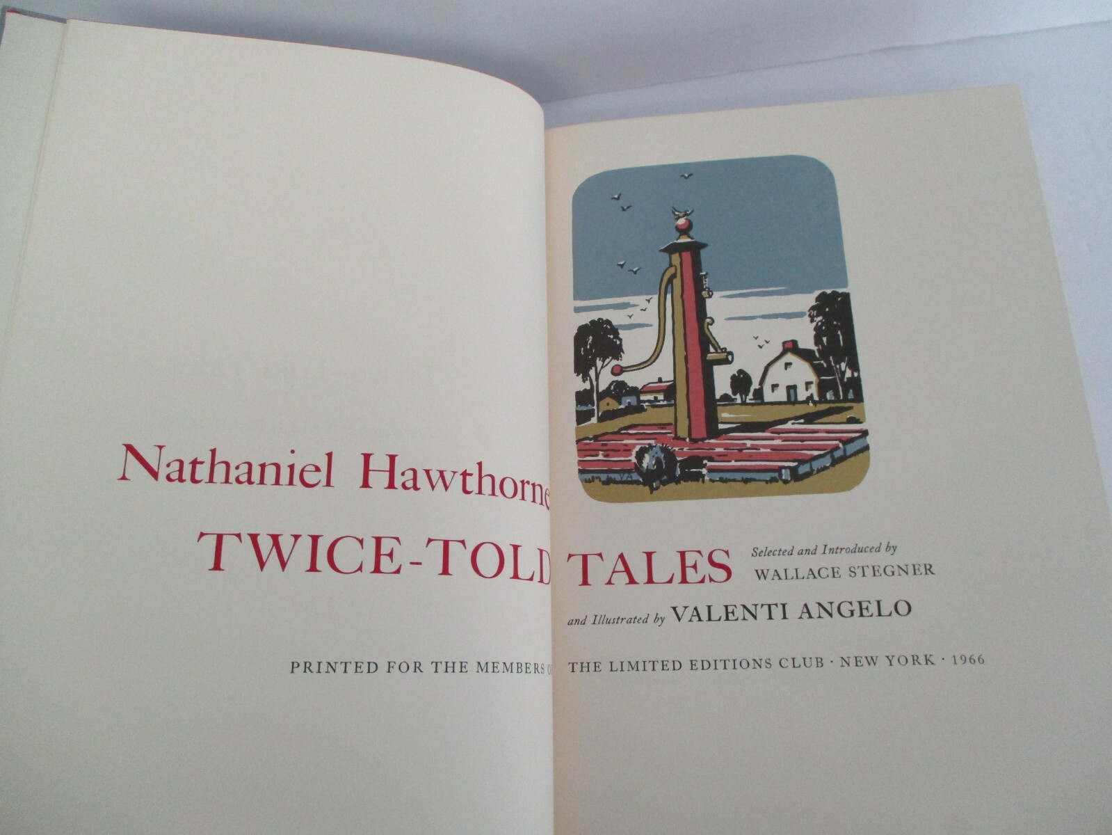 Nathaniel Hawthorne, TWICE TOLD-TALES Limited Editions Club in Slipcase, # 22
