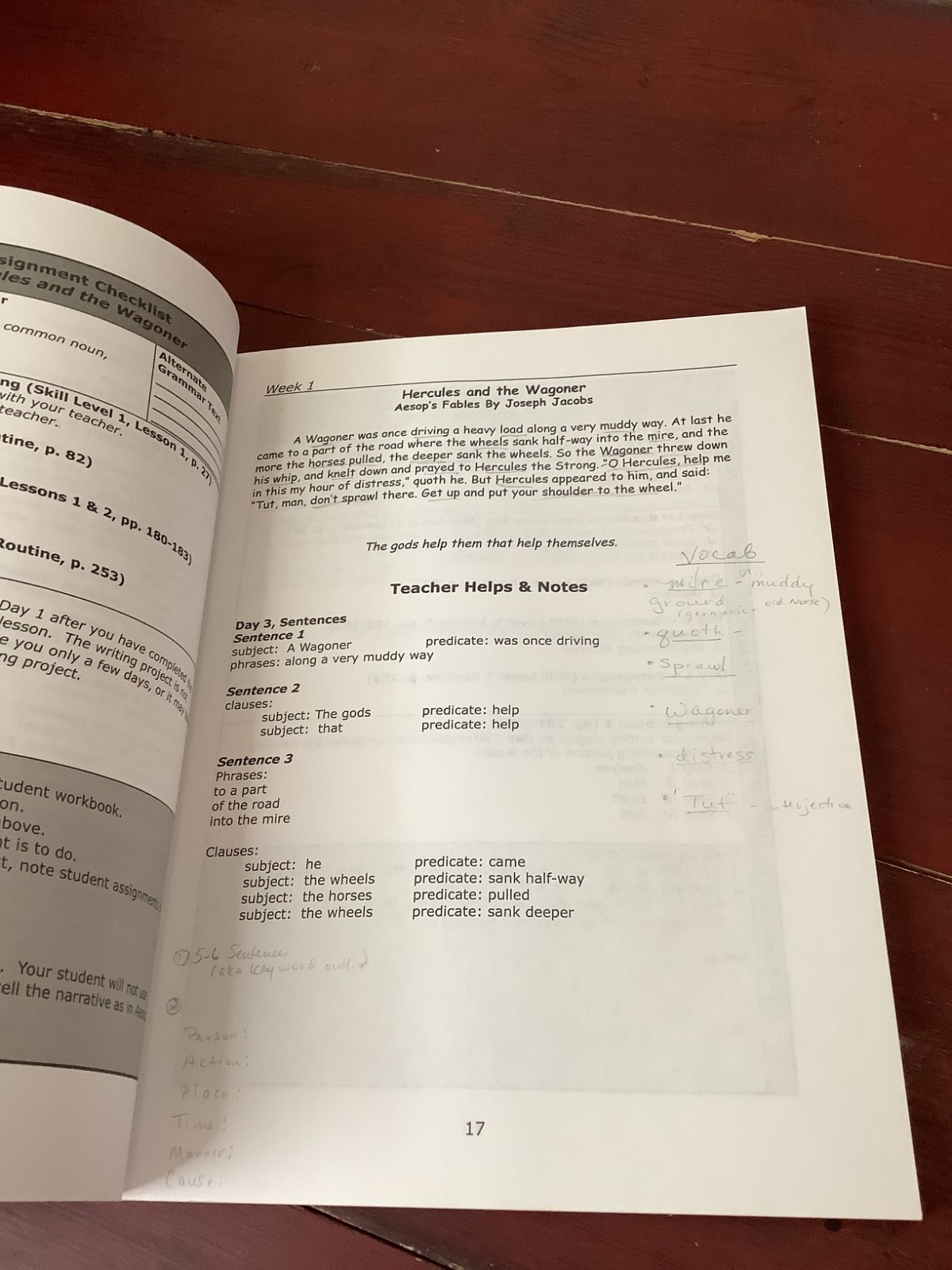 Classical Writing Homer Instructors Guide for Student Workbook A. Jaqua. 2005 PB