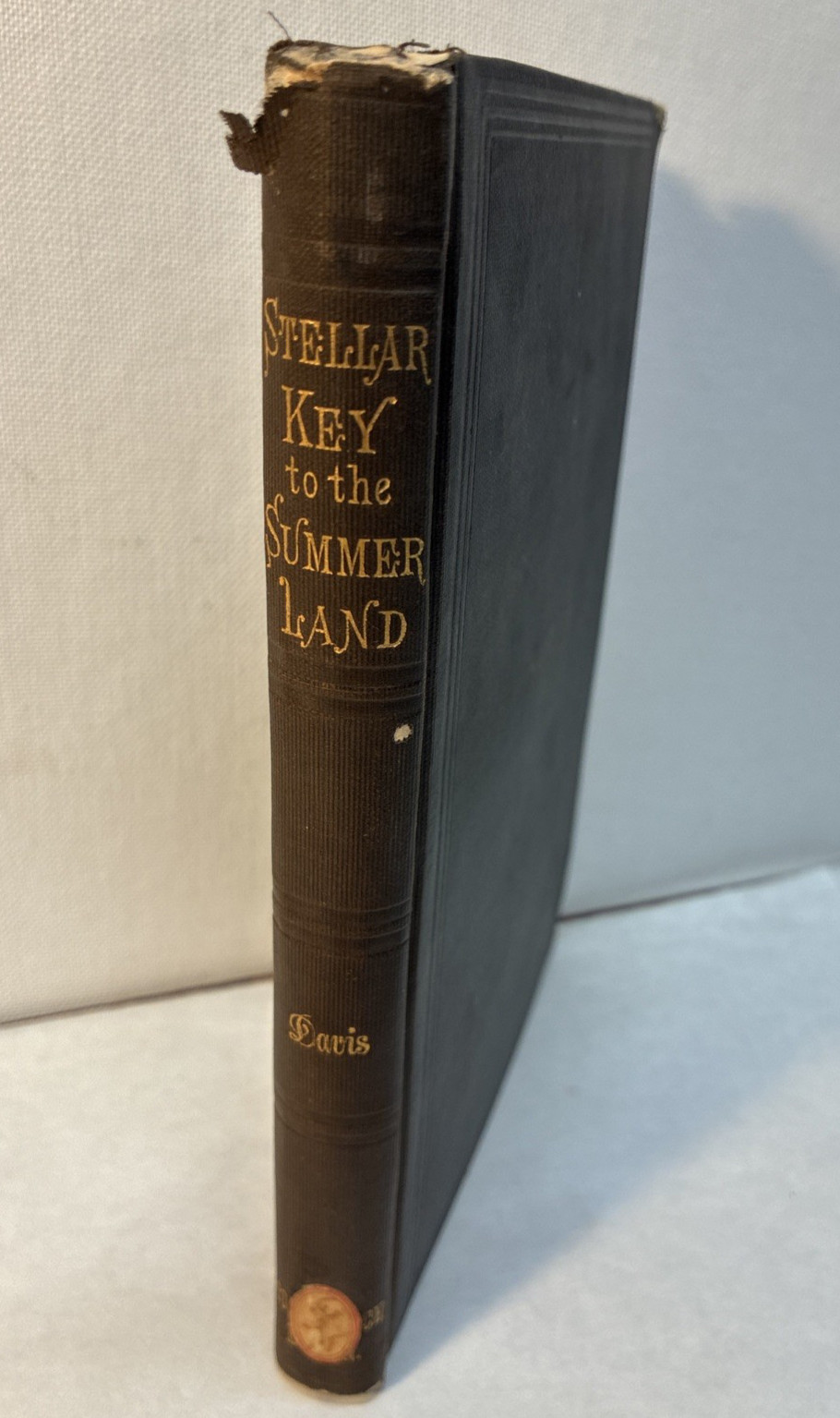 Antique: A Stellar Key to the Summer Land by Andrew Jackson Davis 1881 HC