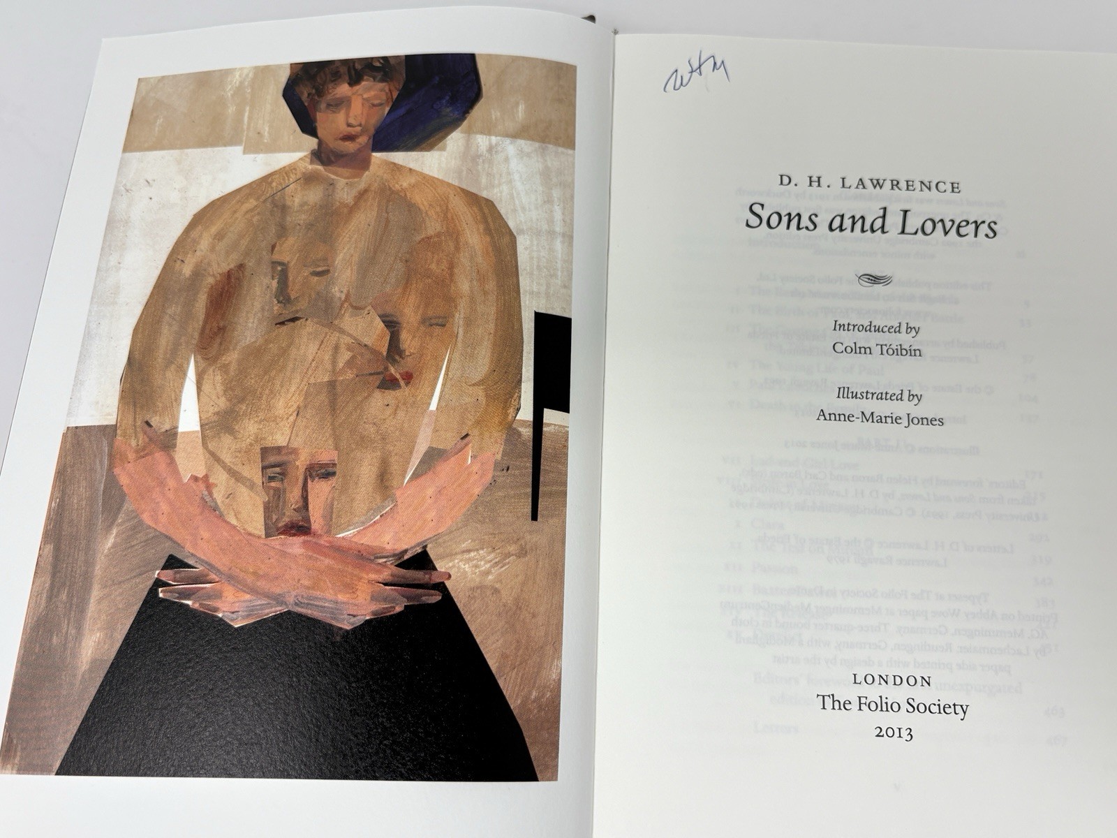 Folio Society Sons and Lovers by D.H. Lawrence NO Slipcase.