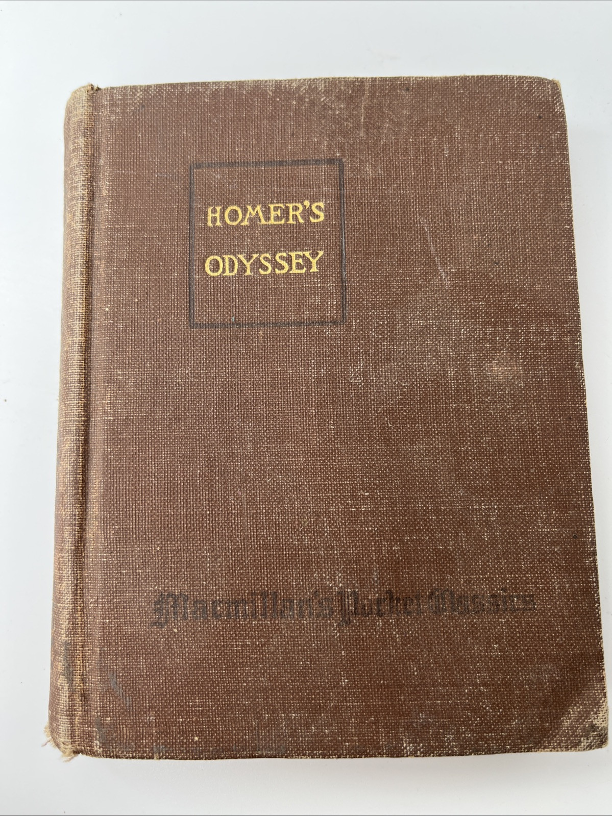 The Odyssey of Homer By SH Butcher & A. Lang 1920 Macmillan Abridged Edition HC