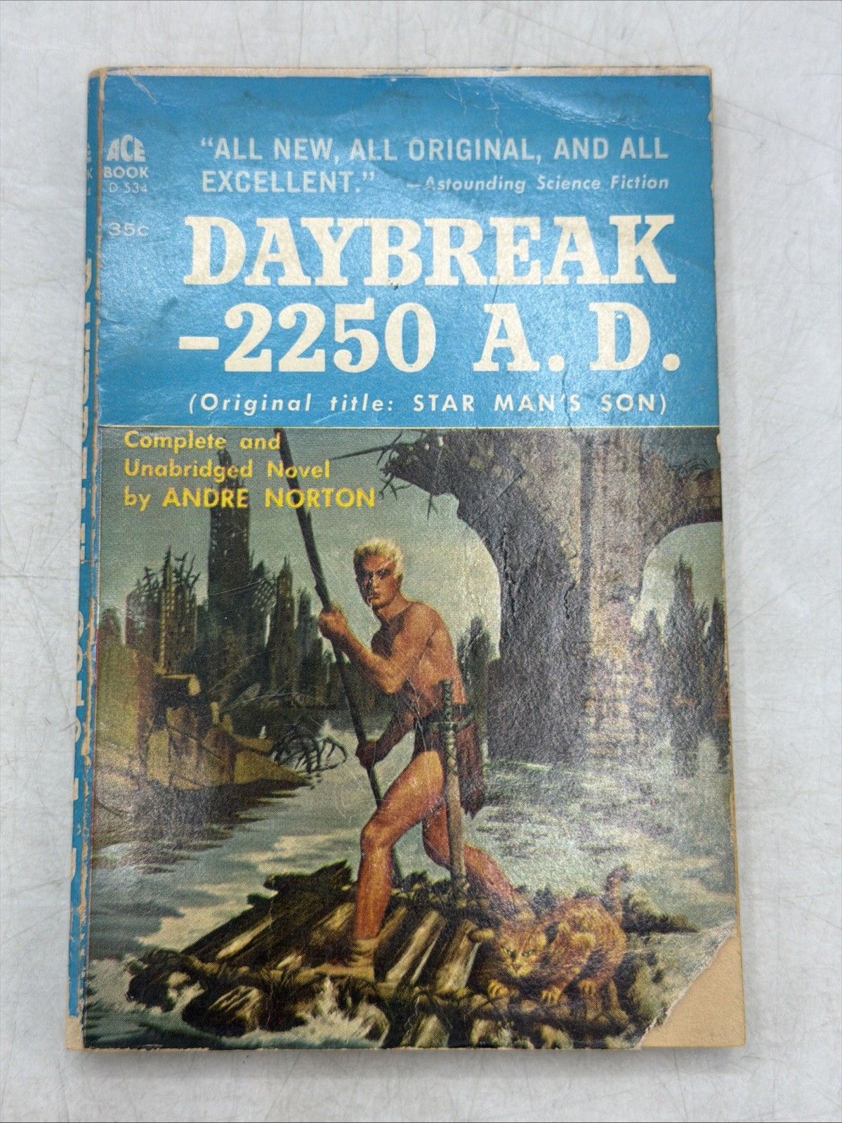 DAYBREAK 2250 A.D. By Andre Norton 1952 Vintage Paperback
