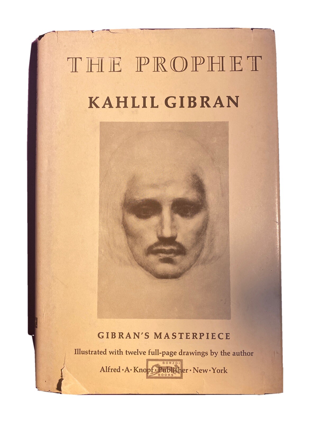 THE PROPHET by KAHILL GIBRAN – KNOPF 1982 HARDCOVER + DJ + 96 PAGES FREESHIP