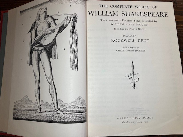 The Complete Works of William Shakespeare Rockwell Kent Illus 1936 Doubleday