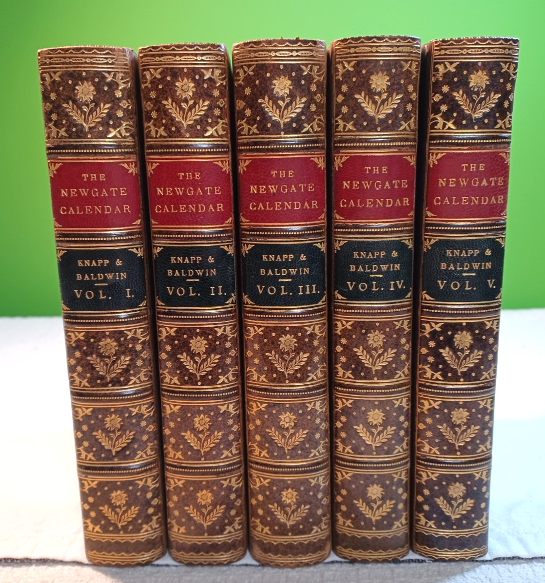 ~ The New Newgate Calendar (or Criminal Chronology) ~ Vol. 1 – 5 (1809 – 1811)