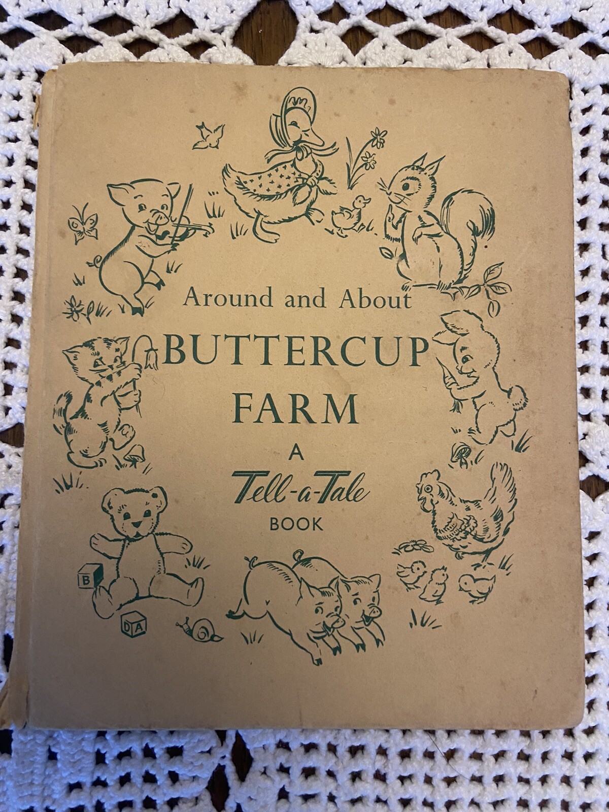 Buttercup Farm Tell A Tale Vintage Children’s Book Patricia Lynn. Jarrold & Sons