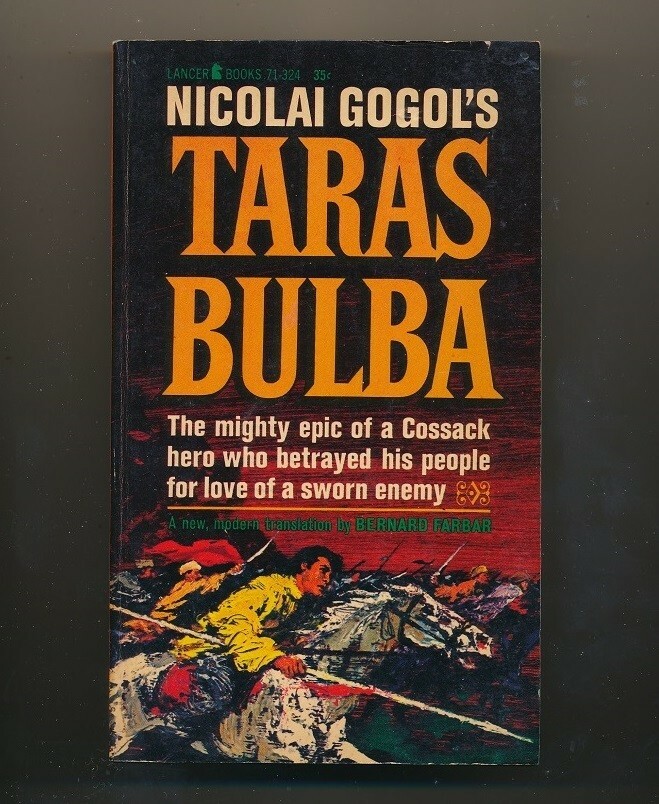 Taras Bulba Nicolai Gogol Farbar Lancer Books Paperback 1962 71-324 Mccarthy Art