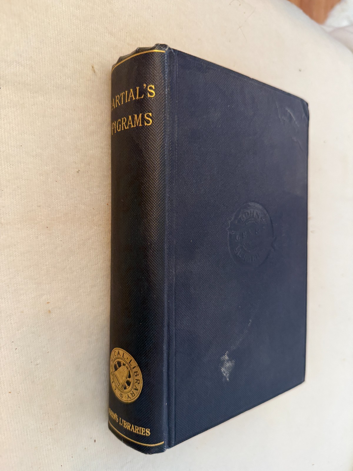 THE EPIGRAMS OF MARTIAL HC 1926 G Bell Sons Classical Latin Poetry