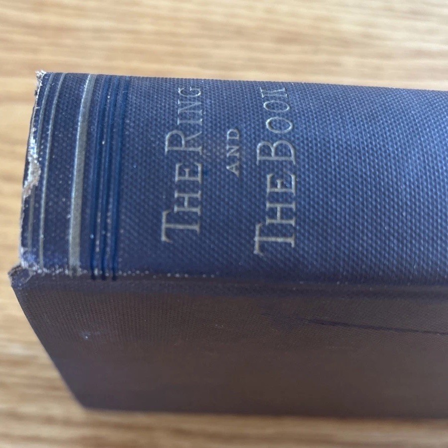 The Ring and the Book by Robert Browning 1886 Two Volumes In One