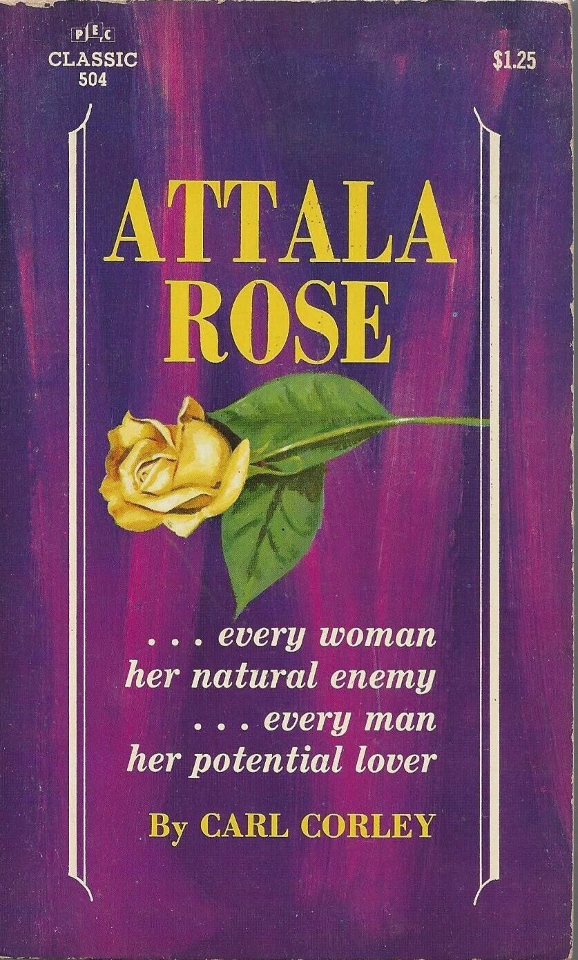 PEC Classic 504 Attala Rose by Carl Corley Vintage Sleaze Paperback RARE