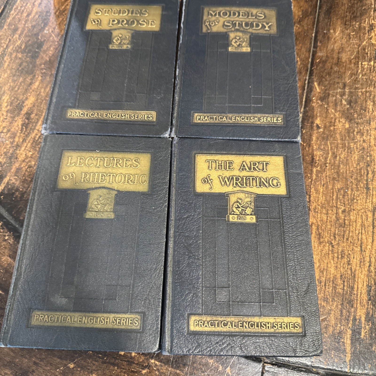 4 Antique 1911 Practical English Series- Grenville Kleiser Correspondence Course