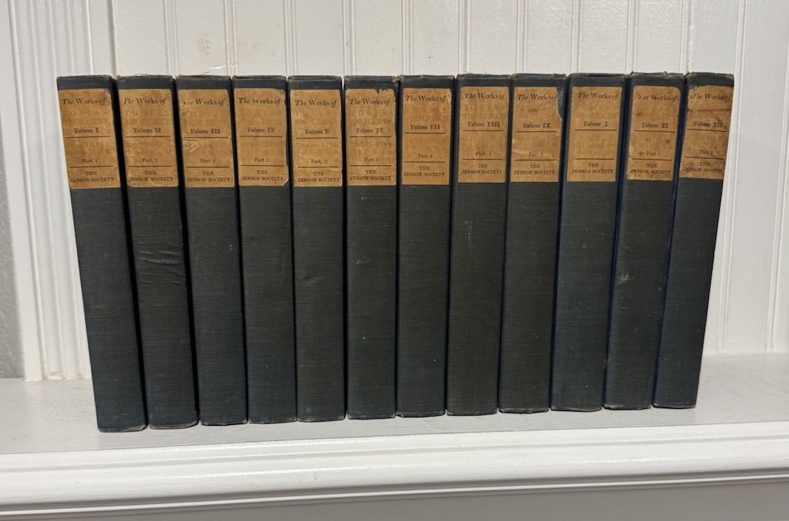 The Works of Tobias Smollett The Jenson Society Complete 12 Volume Set ·#512·