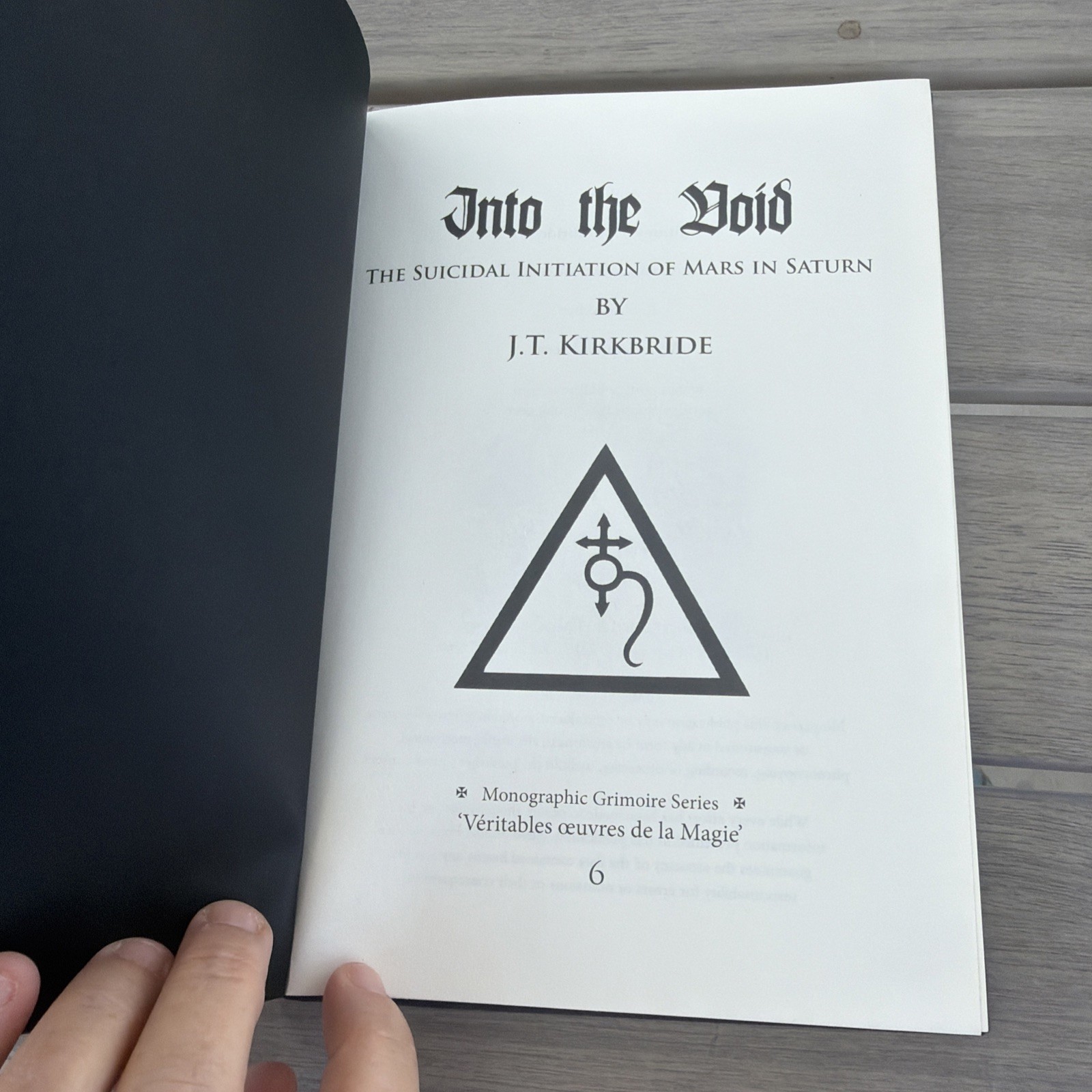 Into The Void – The Suicidal Initiation of Mars In Saturn Jimmy T. Kirkbride 1st