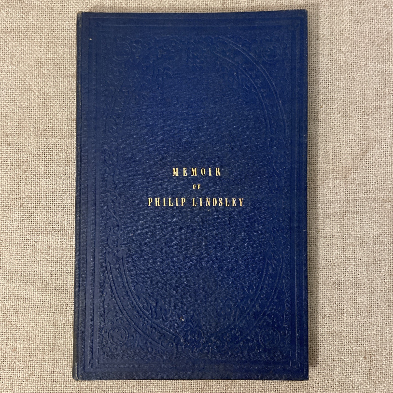 Memoir Of Philip Lindsley By Leroy J. Halsey 1859 Hardcover