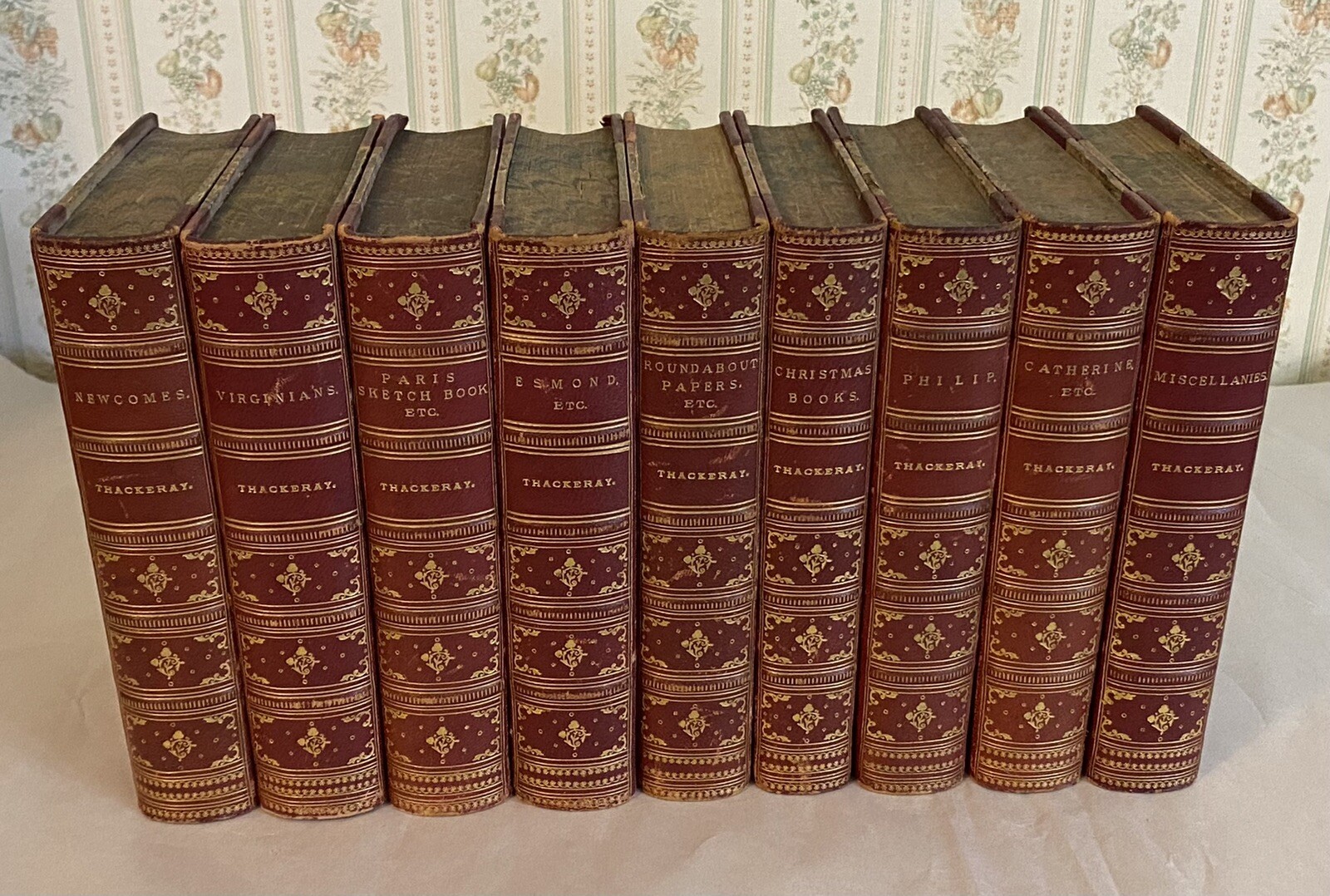 The Works of William Makepeace Thackeray, 9 Vols, 1874/1875, Smith, Elder and Co