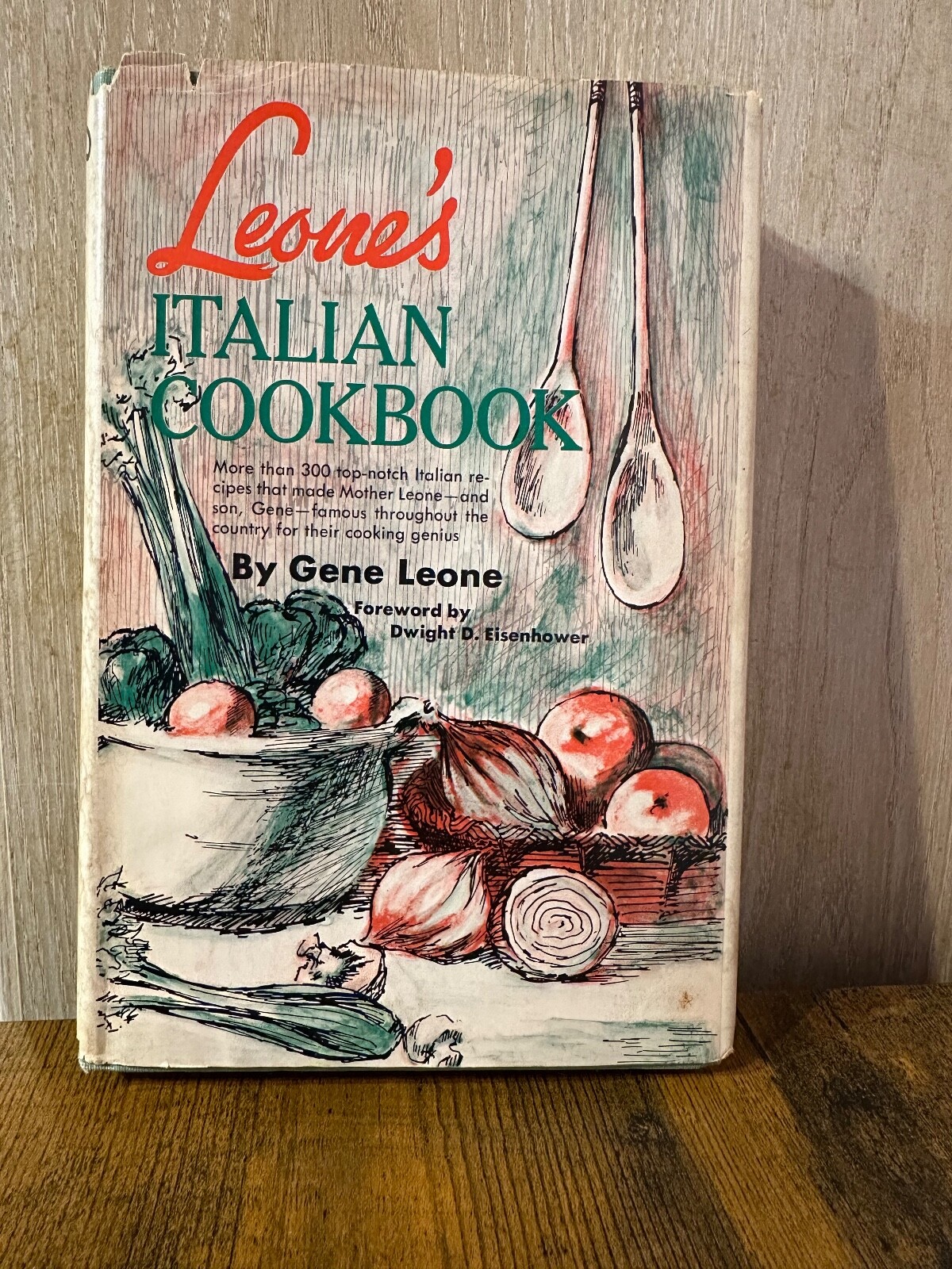 Leone’s Italian Cookbook by Gene Leone 1967 Hardcover DJ Book Club Vintage 60s