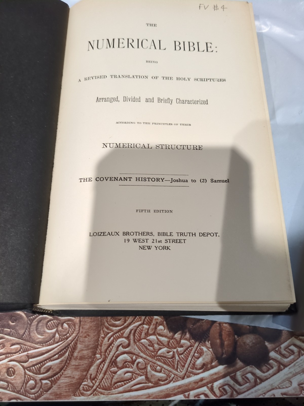The Numerical Bible Joshua To II Samuel, Loizeaux Brothers, 1932 Vintage