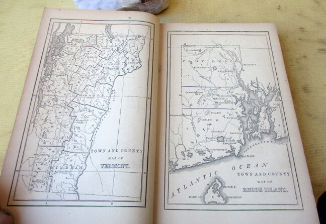 NEW ENGLAND MERCANTILE UNION DIRECTORY,1849,1st Edition,Maps