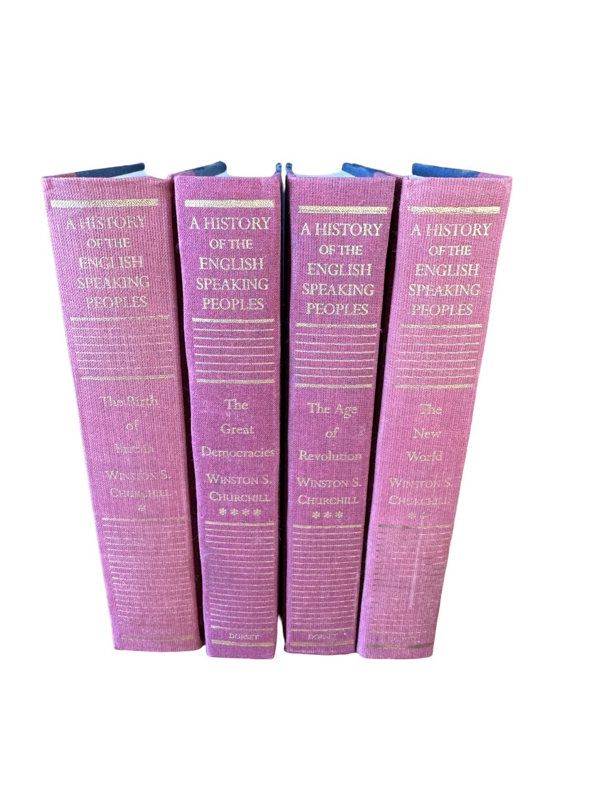 A History of the English-Speaking Peoples: WINSTON S. CHURCHILL FOUR BOOK SET