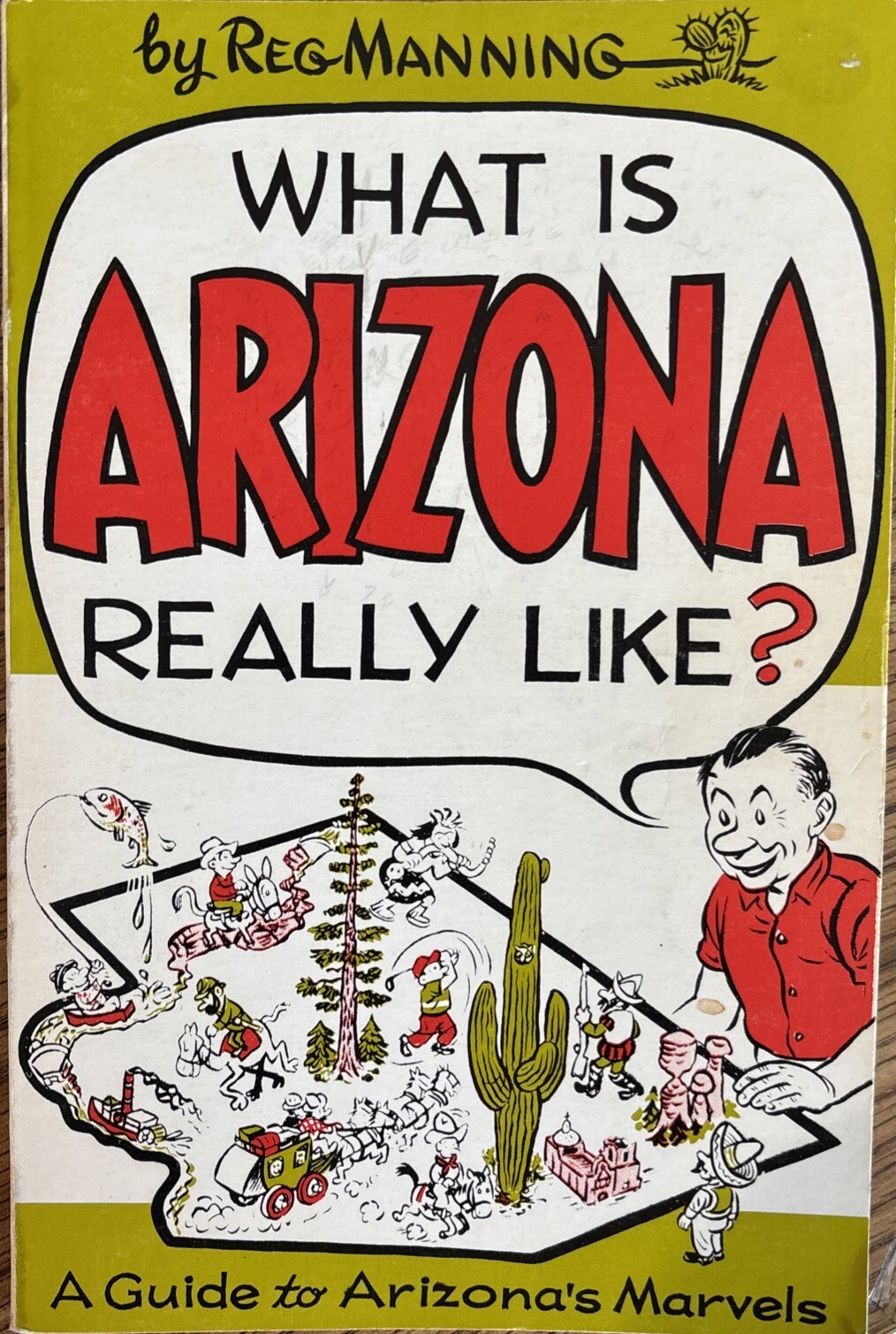 Reg Manning WHAT IS ARIZONA REALLY LIKE? ~ A Guide To Arizona Marvels ~ 120 Pgs