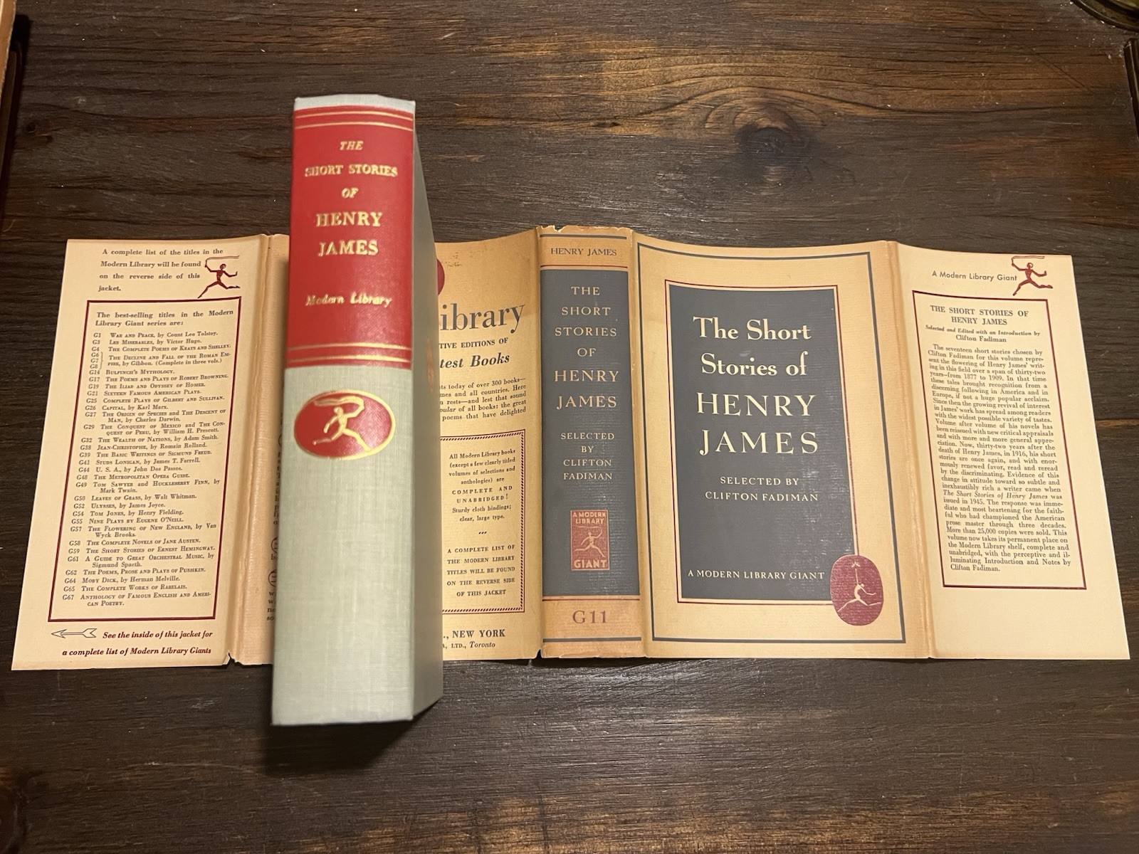 THE SHORT STORIES OF HENRY JAMES Modern Library Giant HC/Dust Jacket