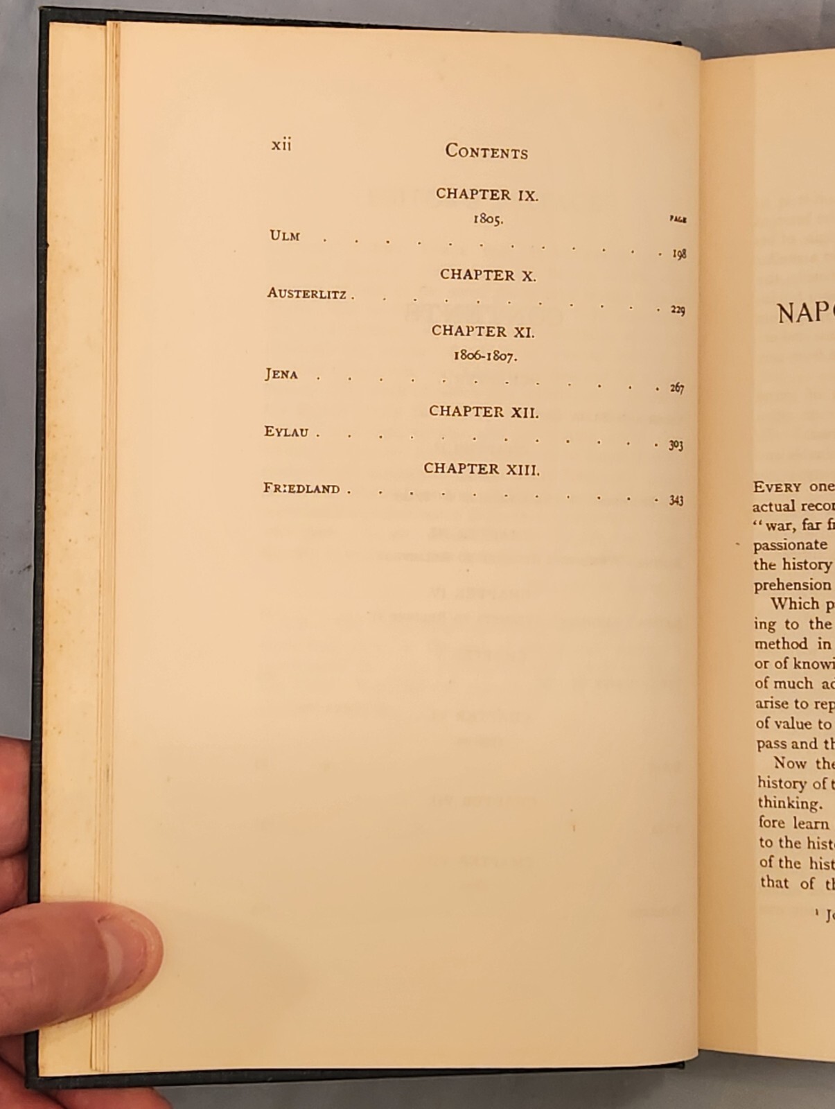 U.S. Military Academy Textbook Napolean as a General by Wartenburg w/ Atlas 1955