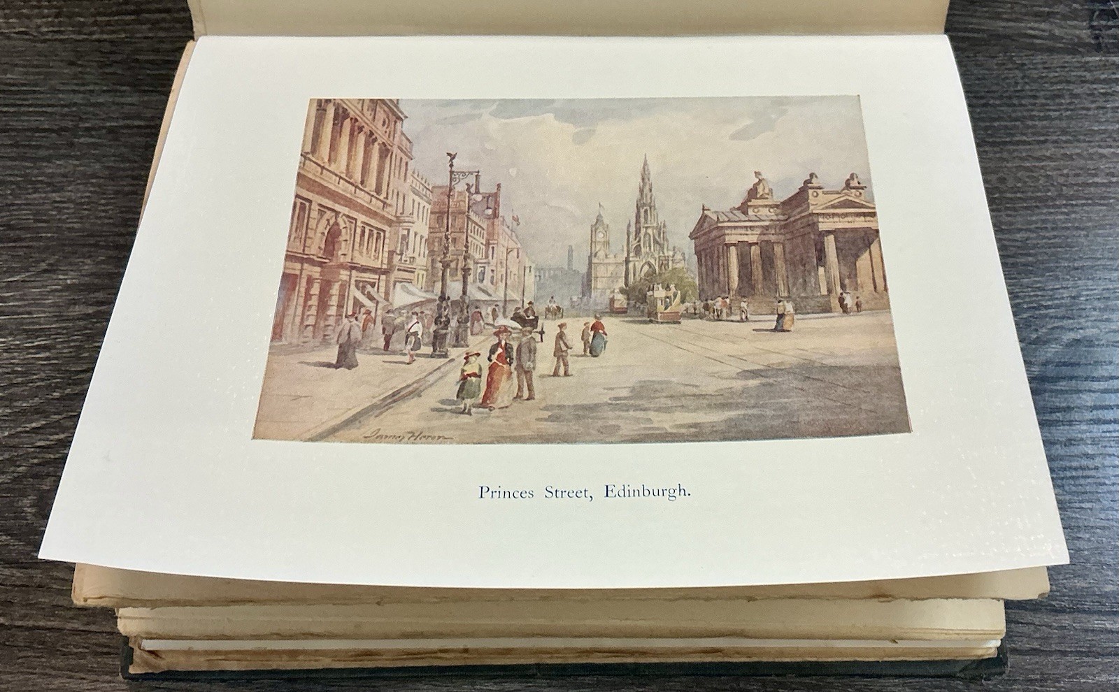 EDINBURGH By Stevenson 1919 Constable Seeley TWELVE COLOUR PLATES by James Heron