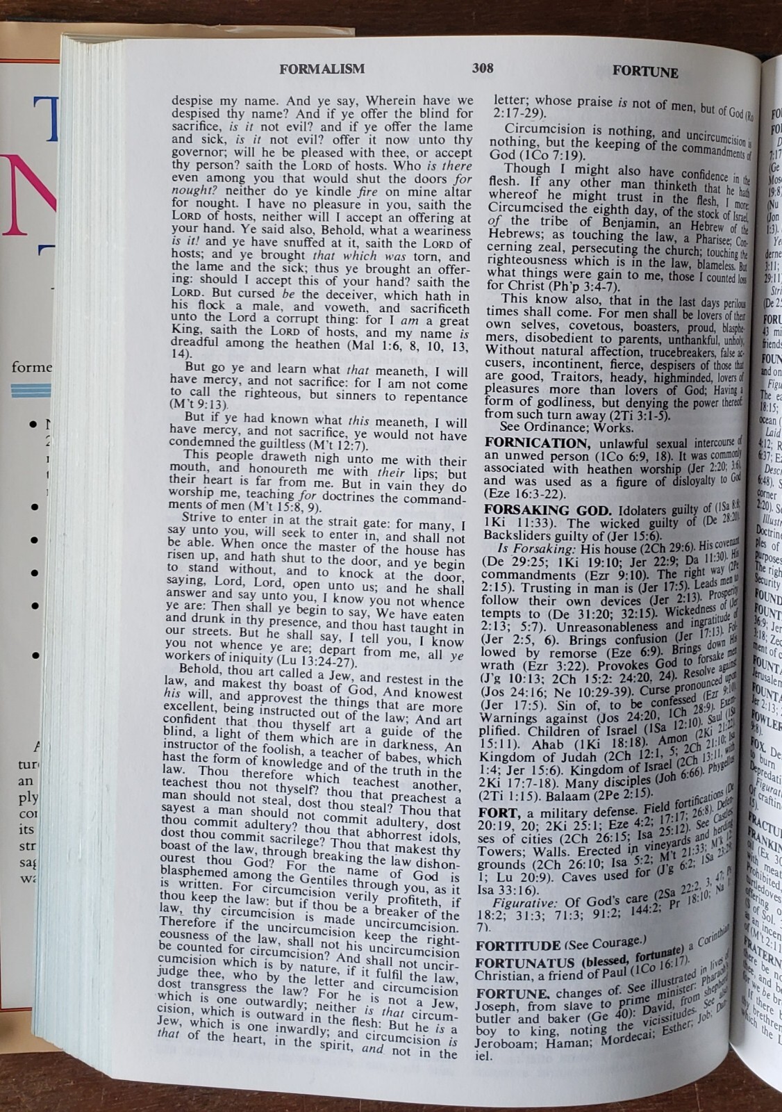 The New Nave’s Topical Bible Revised & Enlarged 1969 100,000 References 1114 pgs