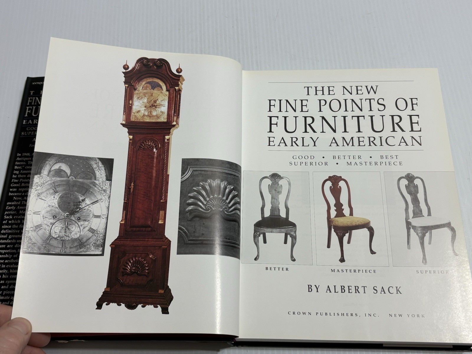 1993 The New Fine Points of Furniture Early American Albert Sack Guide Book