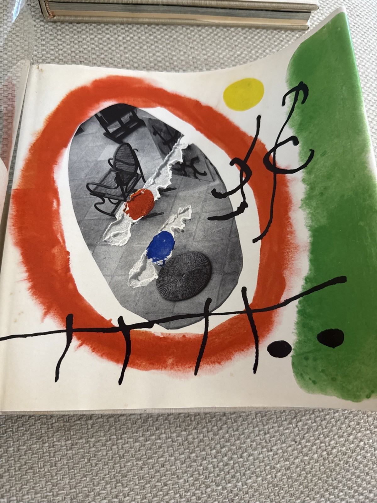 Creation Miro Photscopy Book Printed In Spain 1962 Great Color Hardcover 1st