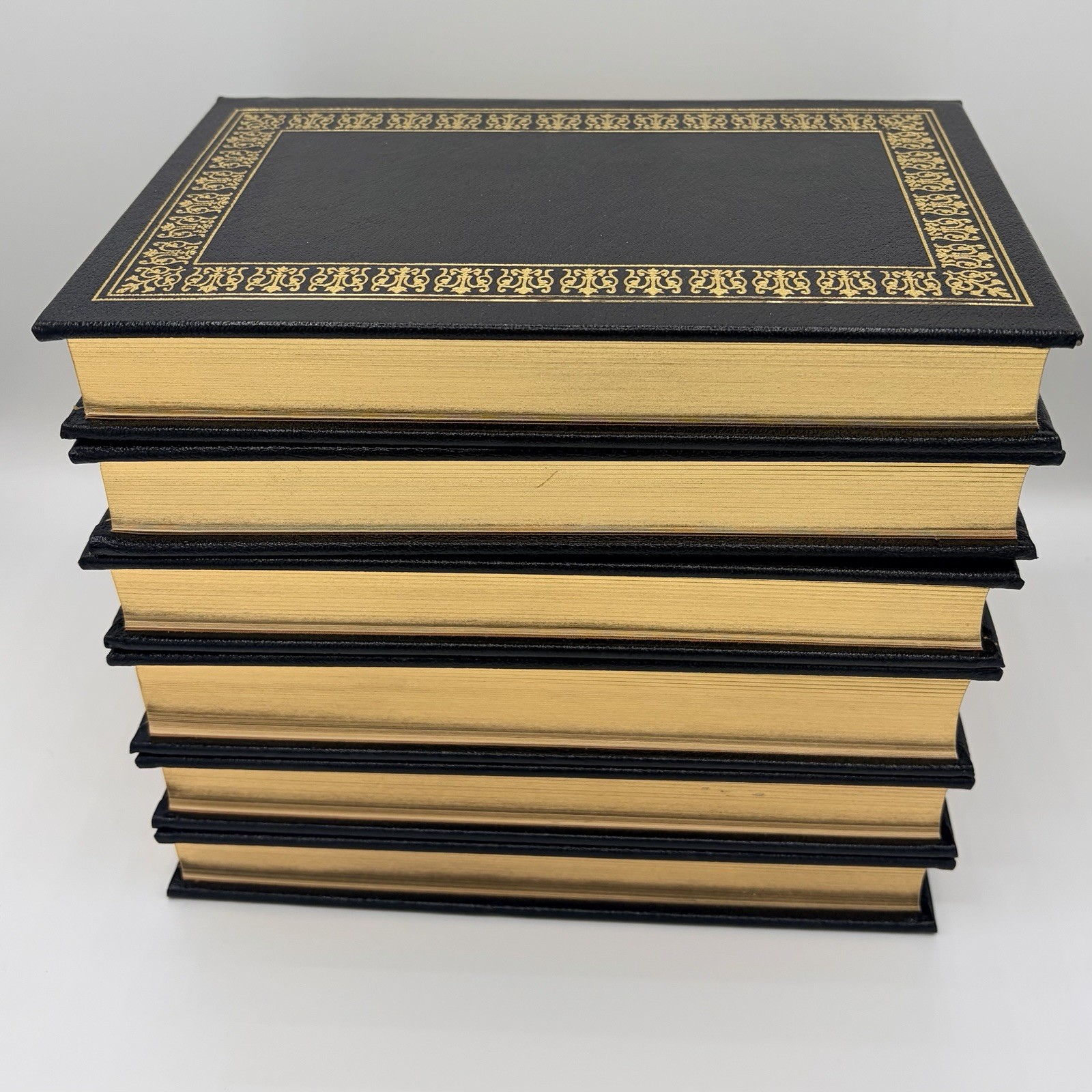 The WORLD’S GREAT RELIGIONS 6 Volume Set by Easton Press Leather Like New Gilt