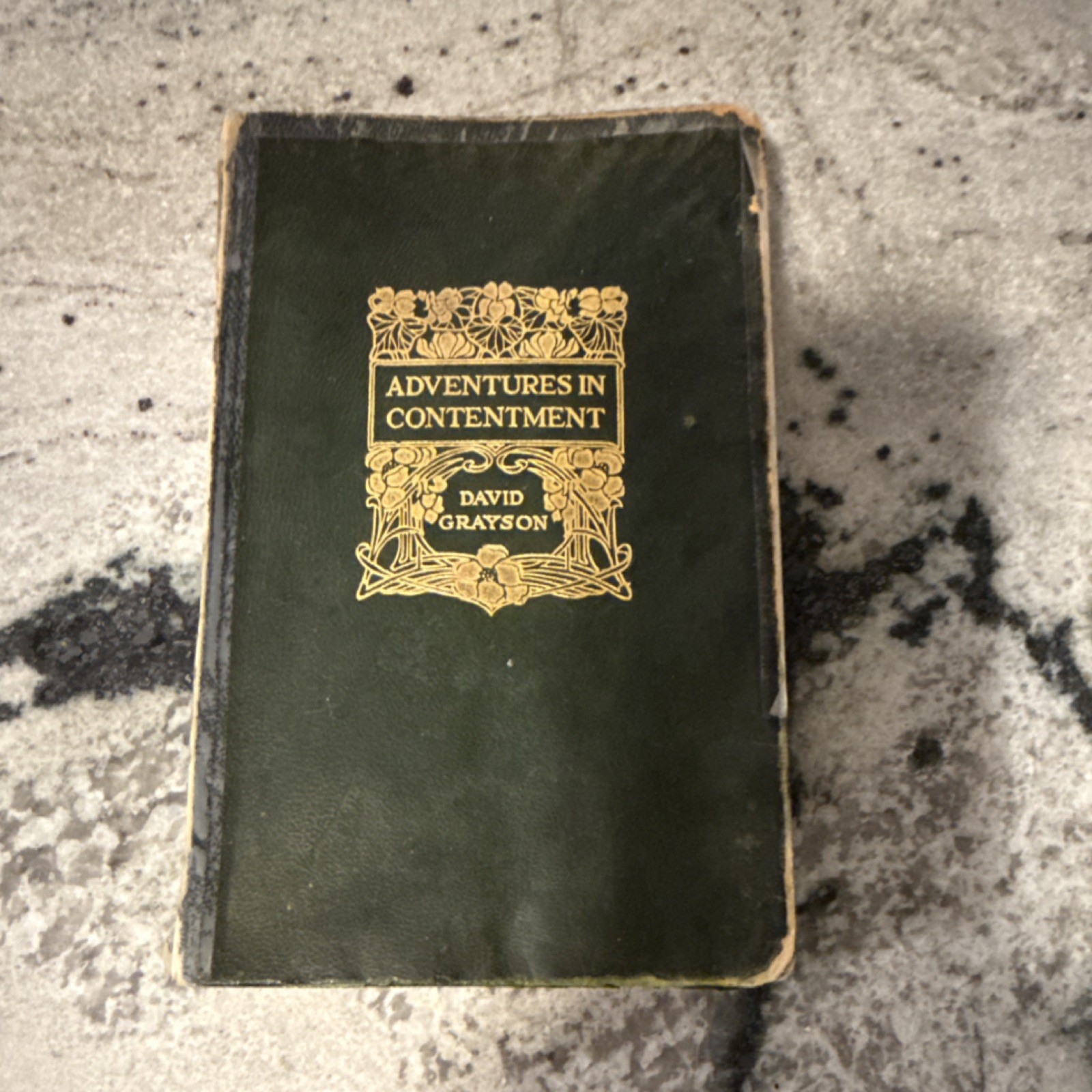 David Grayson Adventures in Contentment Doubleday Leather 1907 Illustrated