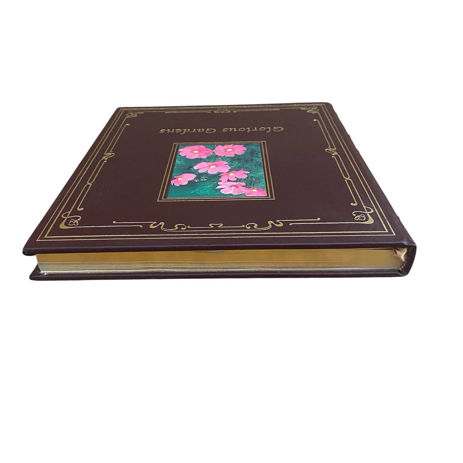 „Glorious Gardens“ Roundtable Press Leather Bound HC Jaqueline Heriteau Book