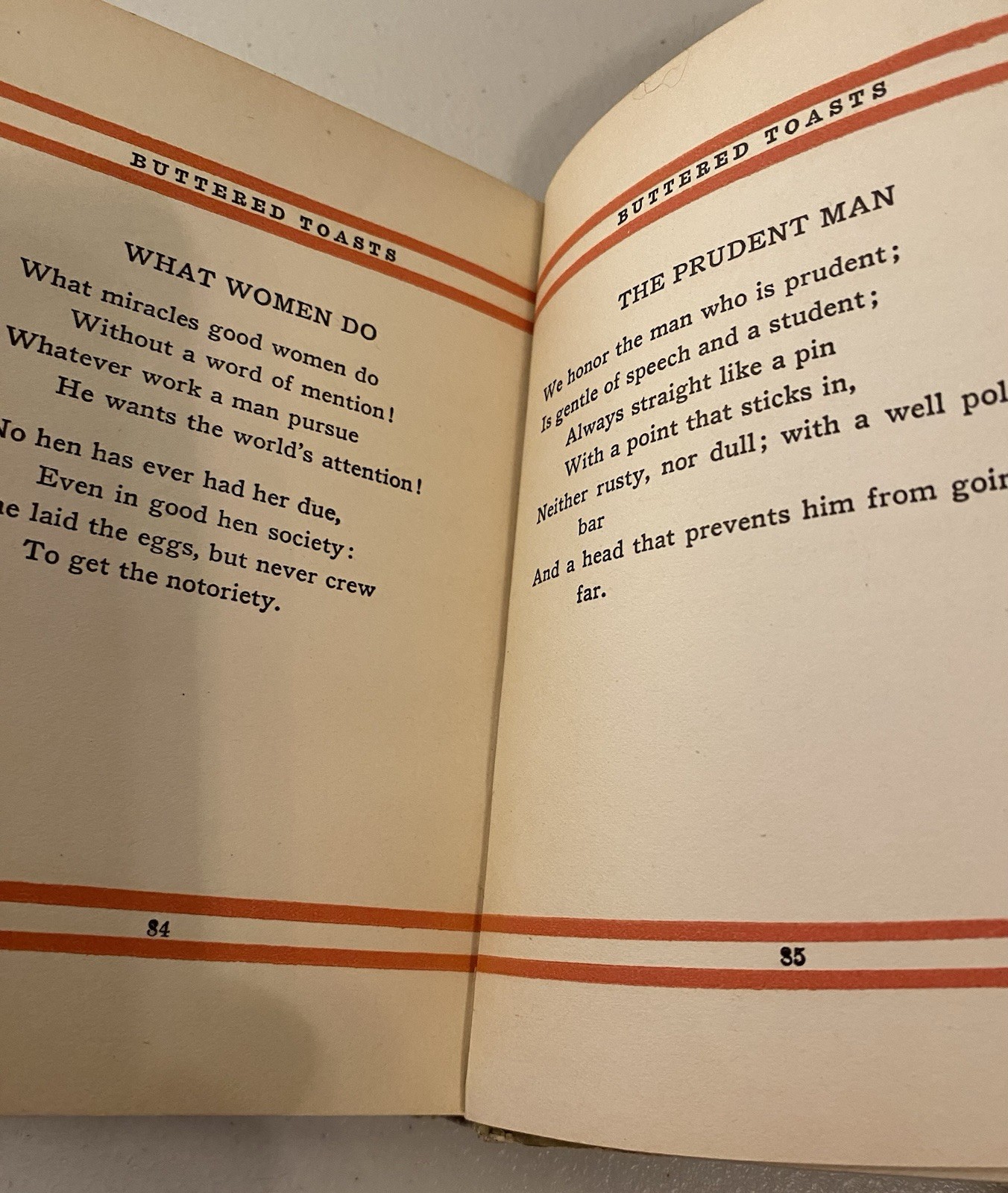 Rare Antique Buttered Toasts Book From 1911 By Fred Emmerson Brooks True 1st Ed