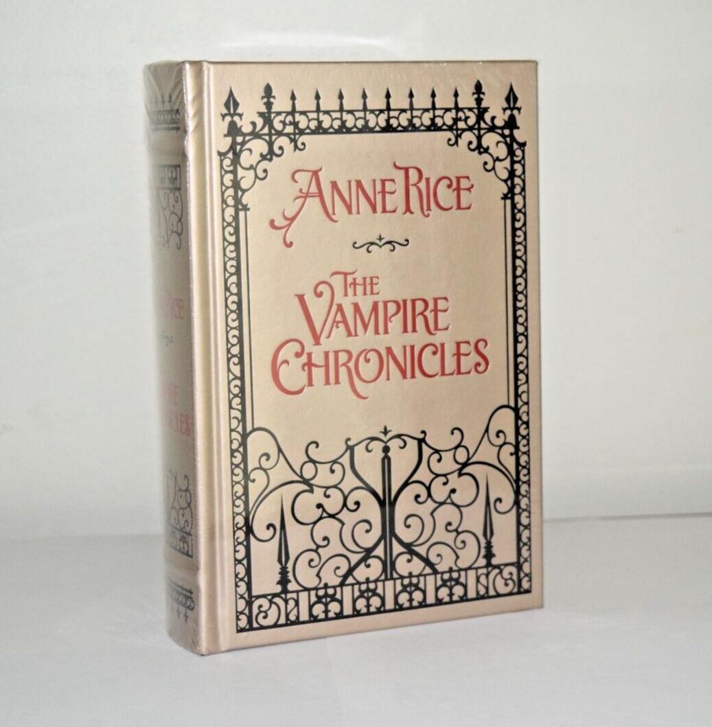 New Vampire Chronicles Anne Rice Collectible Sealed Leather Bound Hardcover