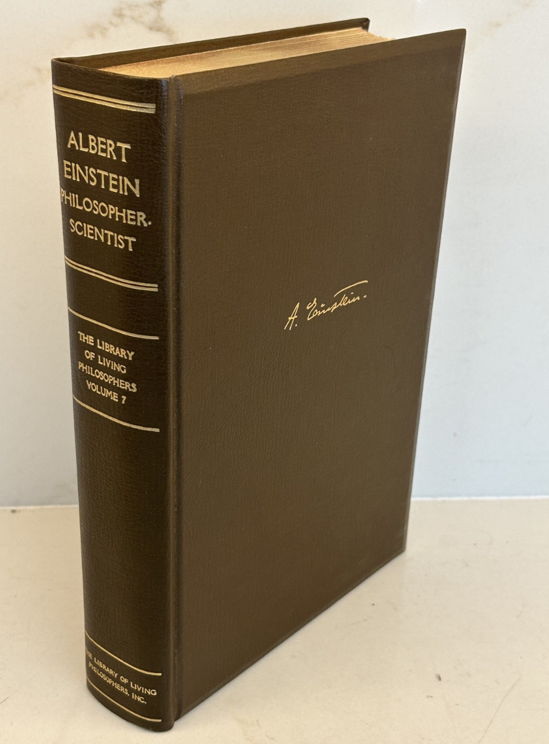 Albert Einstein Philosopher-Scientist SIGNED by ALBERT EINSTEIN Limited No. 381