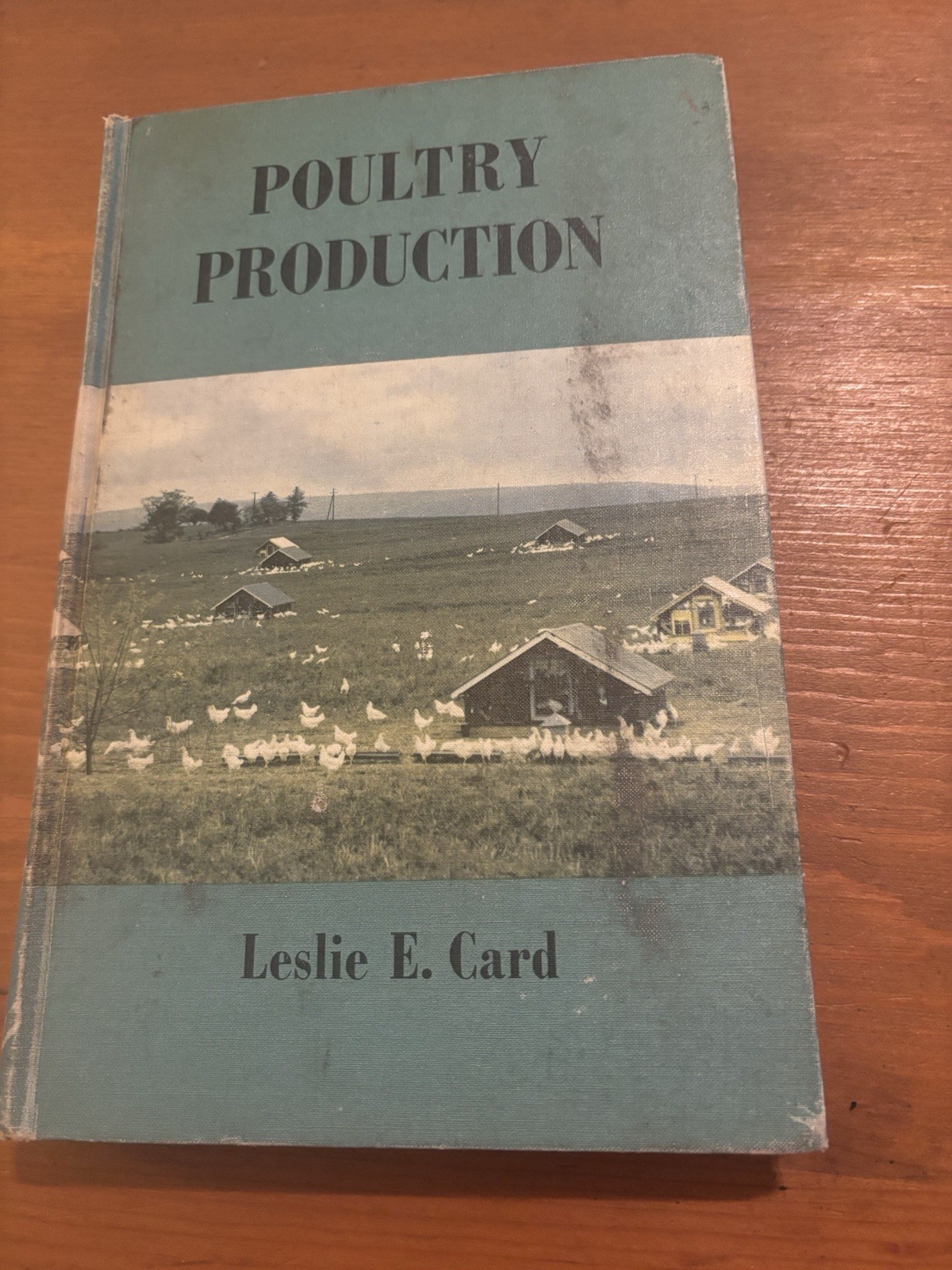 Poultry Production by Leslie Card 1952 Lea & Febiger HC VERY GOOD Free Shipping